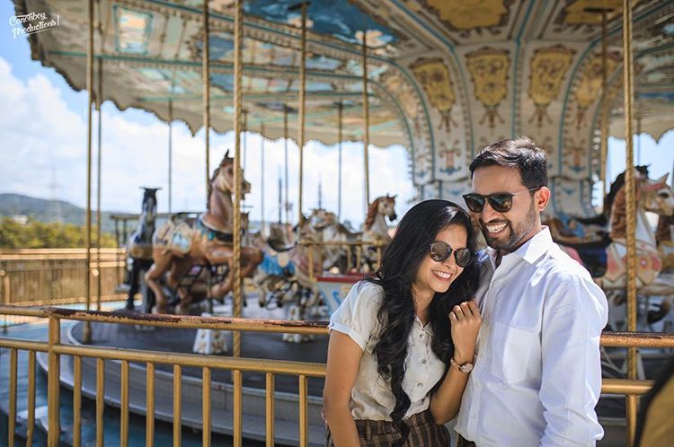 Super Fun Pre-Wedding Shoot Of Himanshu And Monika At Imagica