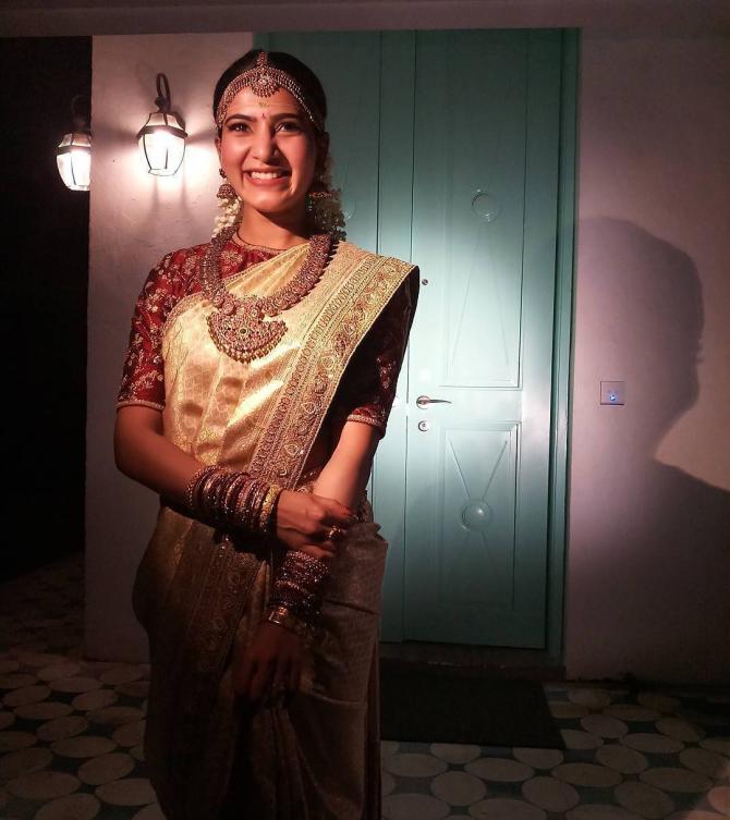 Sabyasachi Bride Samantha Akkineni