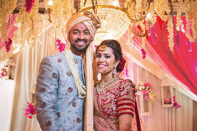 Krunal Pandya Pankhuri Sharma