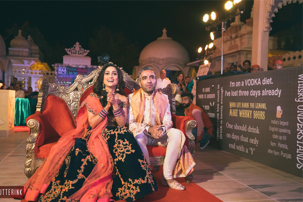 Real Wedding Couples Sharry And Nutan Sangeet Ceremony