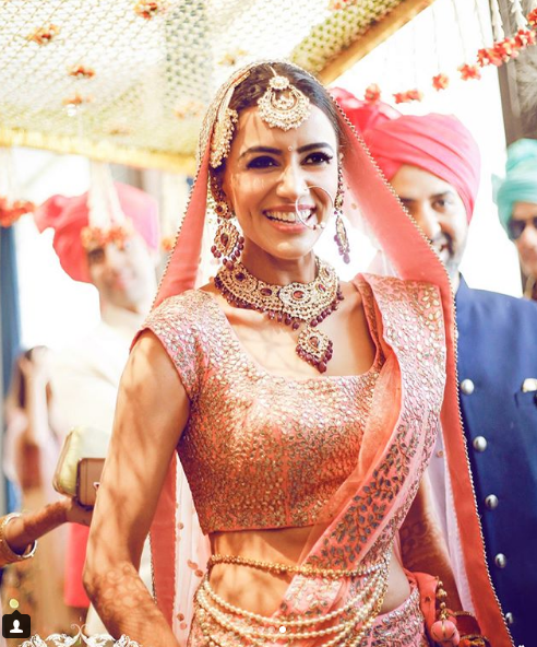 Smriti Khanna Pink Wedding Lehenga