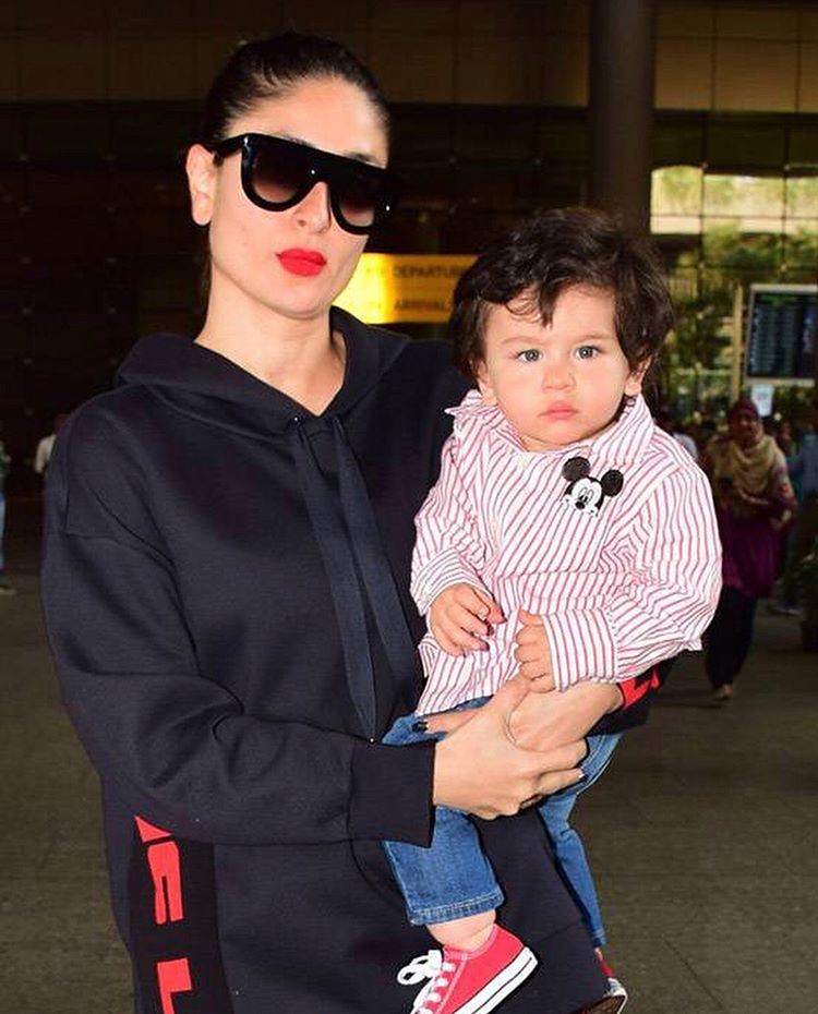 Kareena Kapoor Khan and Taimur Ali Khan