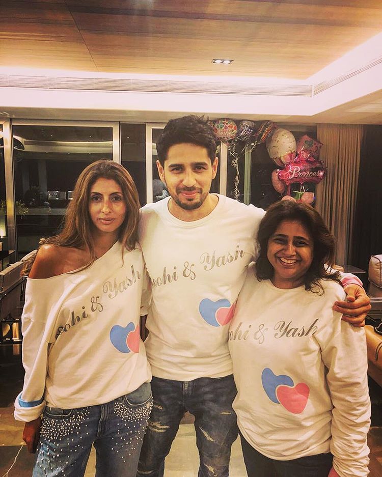 Siddharth Malhotra With Shweta Nanda