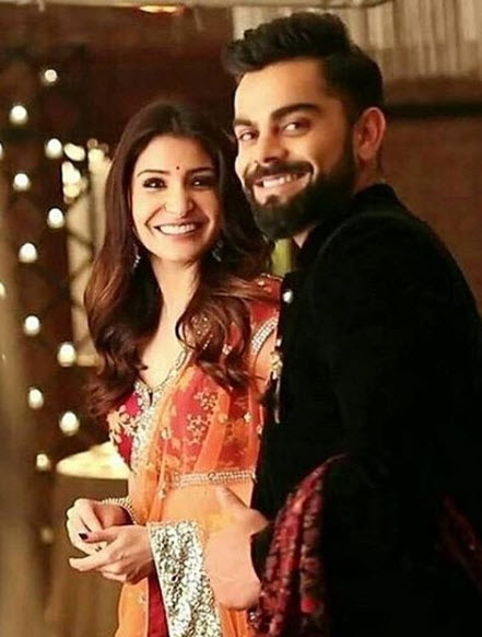 Virat Kohli and Anushka Sharma