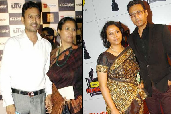 Irrfan Khan and Sutapa Sikdar