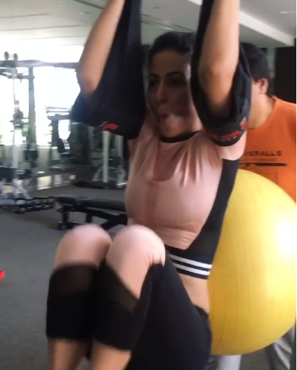 Hina Khan Fitness Workout Videos