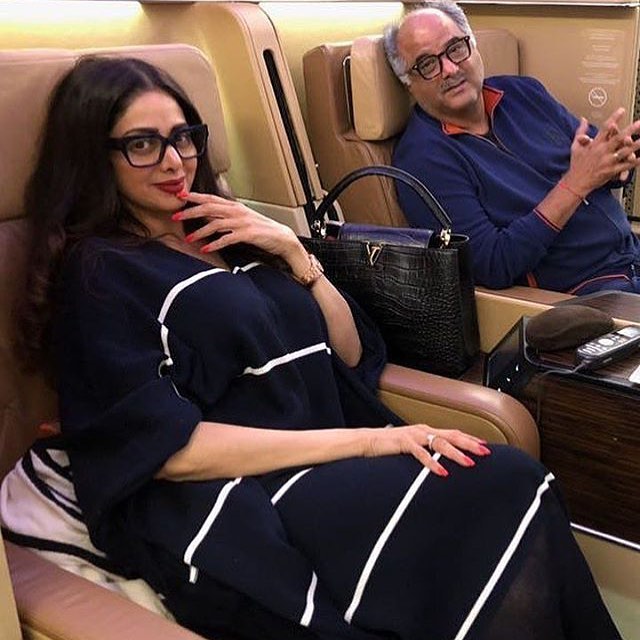 Sridevi and Boney Kapoor