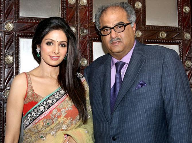 Sridevi and Boney Kapoor