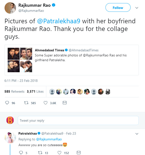 Raj Kummar Rao and Patralekhaa