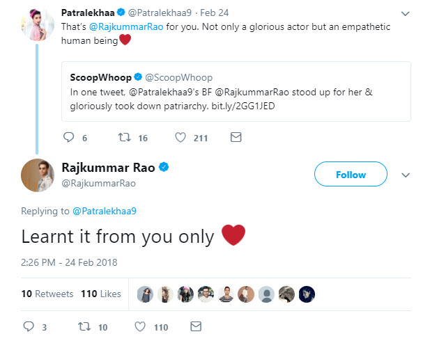 Raj Kummar Rao and Patralekhaa