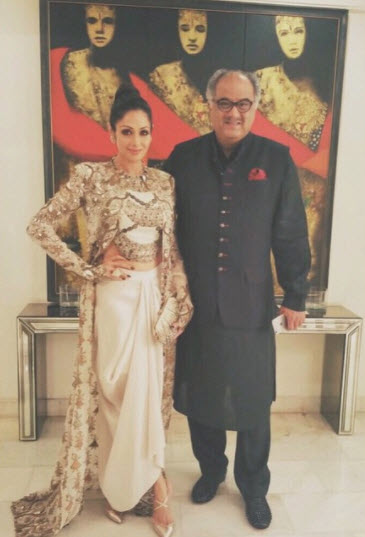 Sridevi and Boney Kapoor