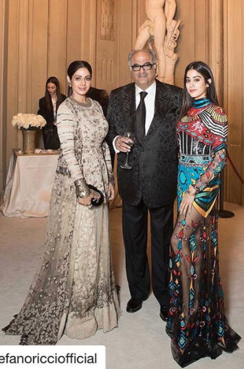 Sridevi, Boney and Janhvi Kapoor