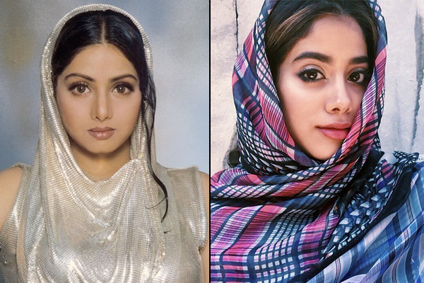 Sridevi Kapoor and Janhvi Kapoor