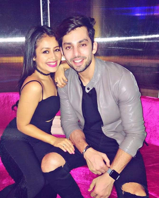 Neha Kakkar and Himansh Kohli