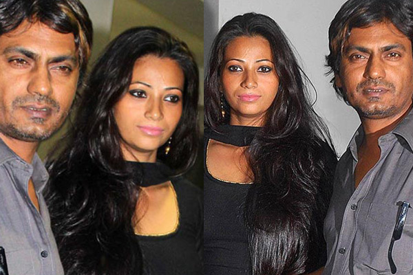 Nawaz with wife Aaliya