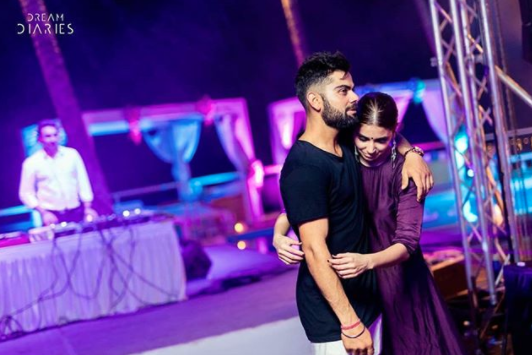 Virat Kohli and Anushka Sharma