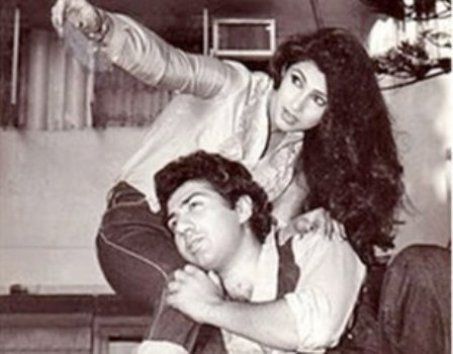 Sunny Deol and Dimple Kapadia