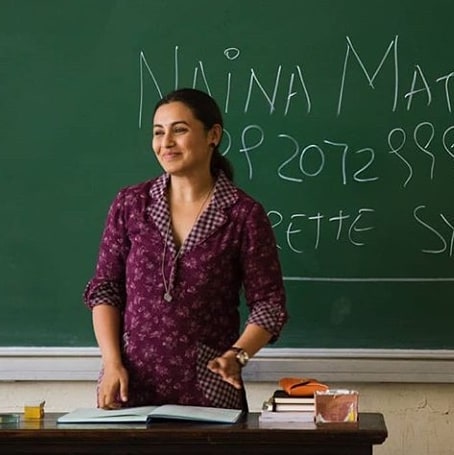 Rani Mukerji in Hichki