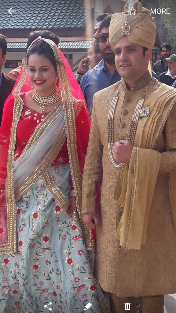 IAS toppers Tina Dabi, and Athar Aamir- ul-Shafi Khan