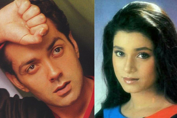 Neelam Kothari Soni and Bobby Deol