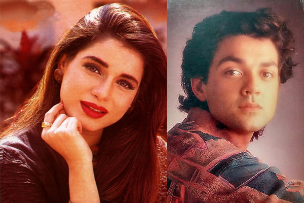 Neelam Kothari Soni and Bobby Deol