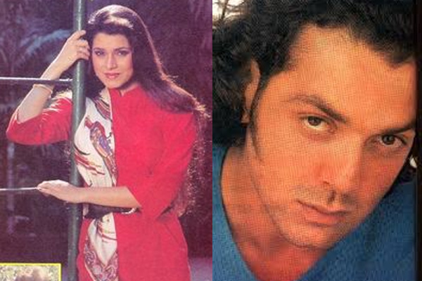 Neelam Kothari Soni and Bobby Deol
