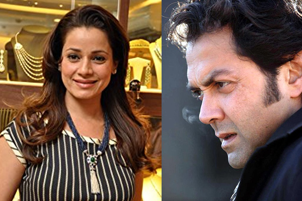 Neelam Kothari Soni and Bobby Deol