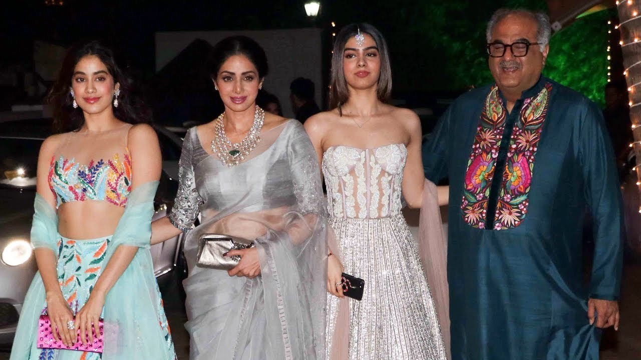 Boney, Janhvi, Khushi On Sridevi's Win