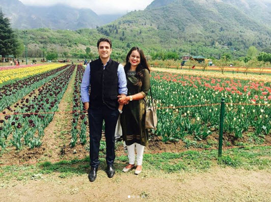 Tina Dabi and Athar Aamir- ul-Shafi Khan