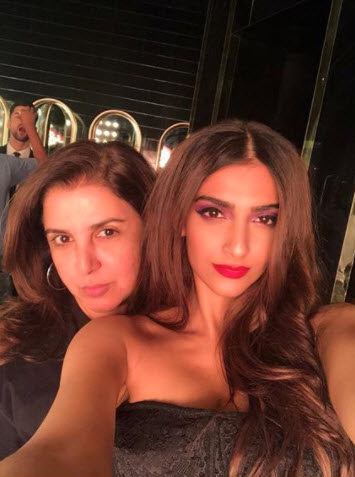 Sonam Kapoor and Farah Khan