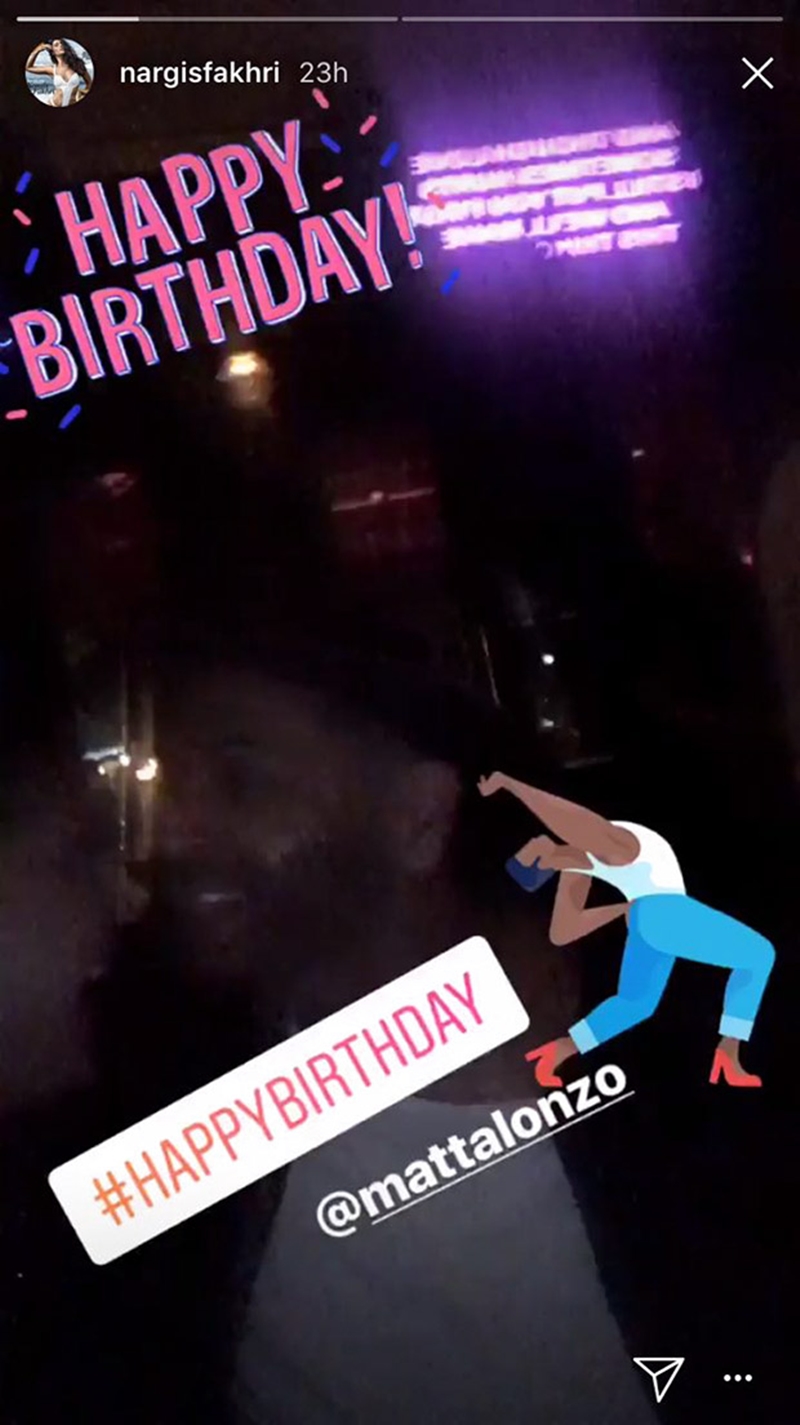 Nargis Fakhri boyfriend