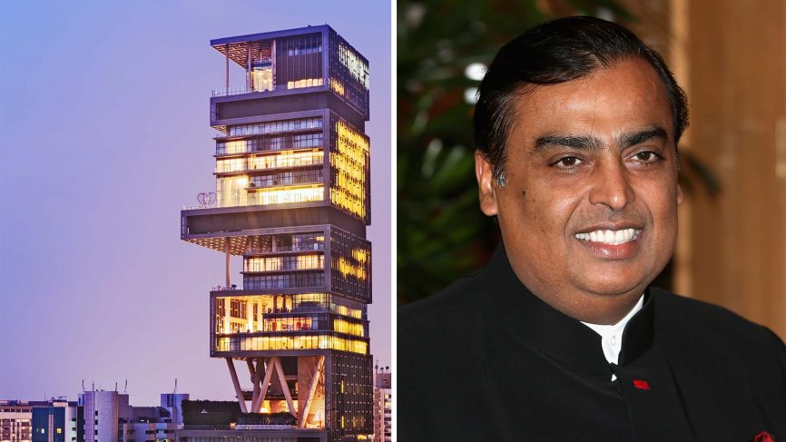 Mukesh Ambani and Nita Ambani Home Antilia