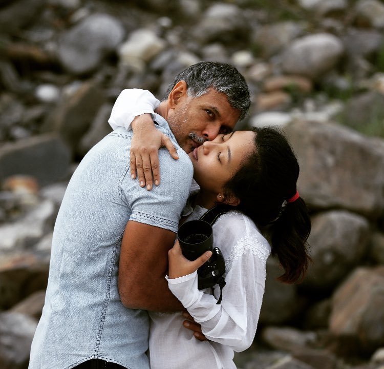 Milind Soman and Ankita Konwar
