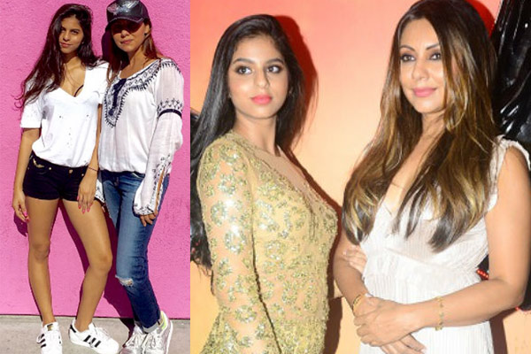 Suhana Khan and Gauri Khan