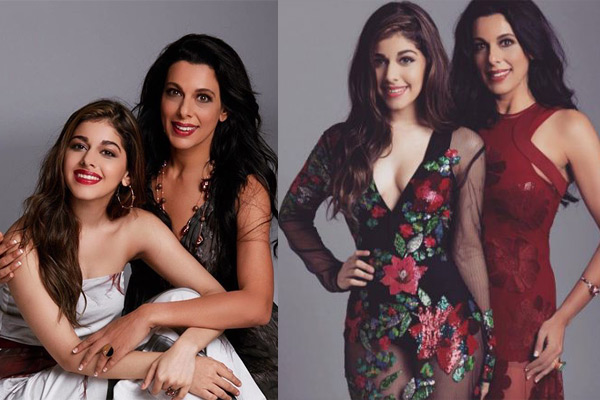 Pooja Bedi with Aalia Furniturewalla