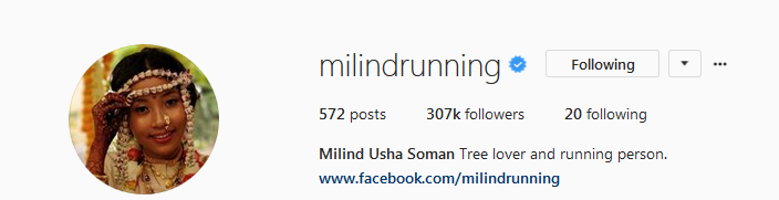 Milind Soman and Ankita Konwar