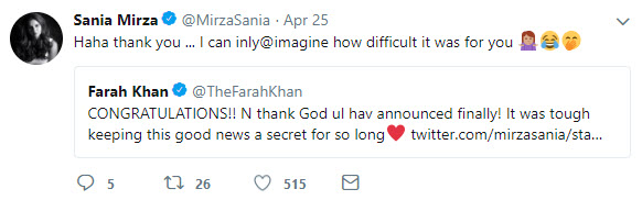 Sania Mirza and Farah Khan