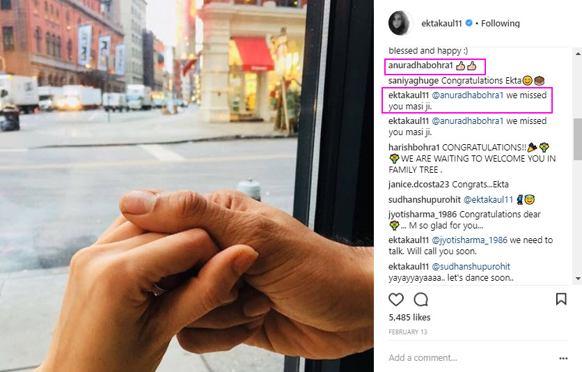 Ekta Kaul Insta Post