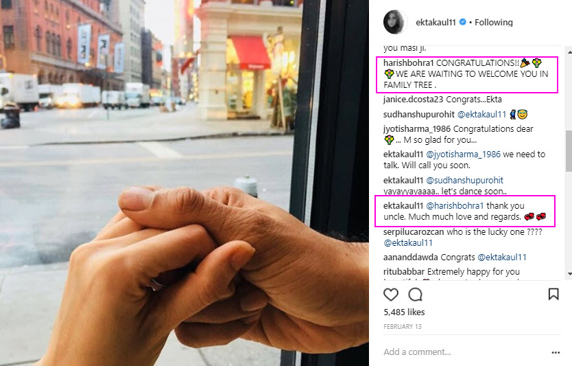 Ekta Kaul Insta Post