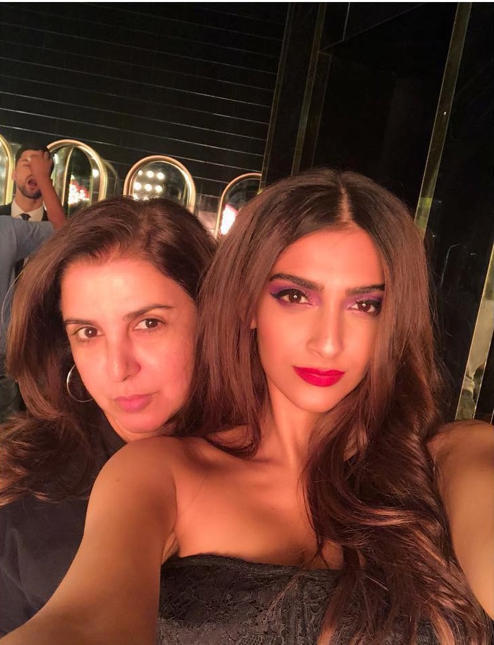 Sonam Kapoor and Farah Khan