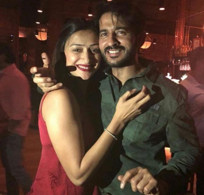 Hiten Tejwani and Gauri Pradhan