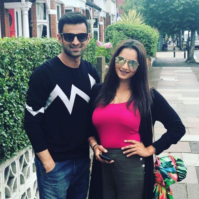 Sania Mirza and Shoaib Malik
