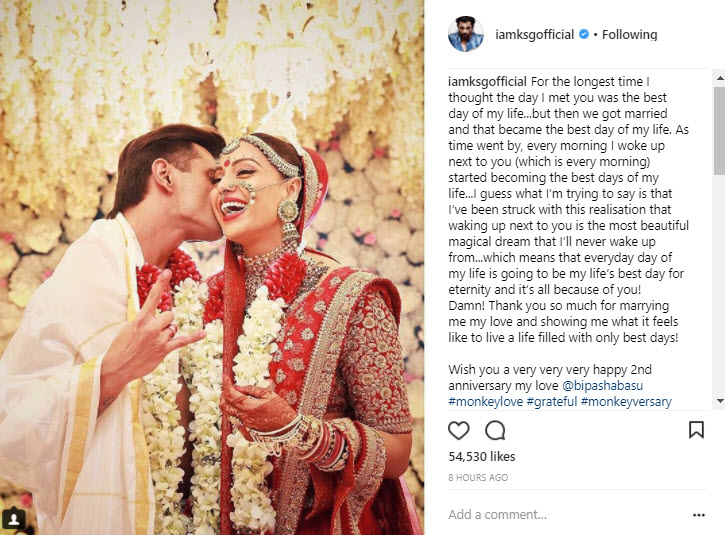 Karan Singh Grover and Bipasha Basu Singh Grover