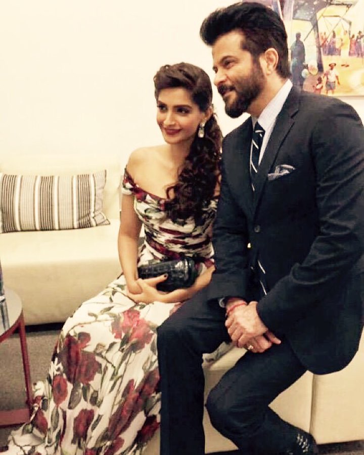 Sonam Kapoor and Anil Kapoor