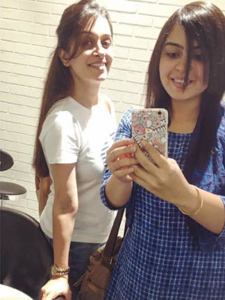 Dipika Kakar and Saba Ibrahim
