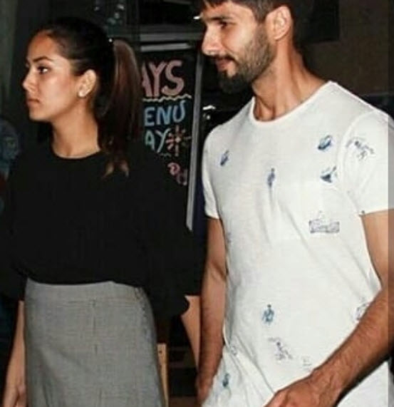 Shahid Kapoor and Mira Rajput