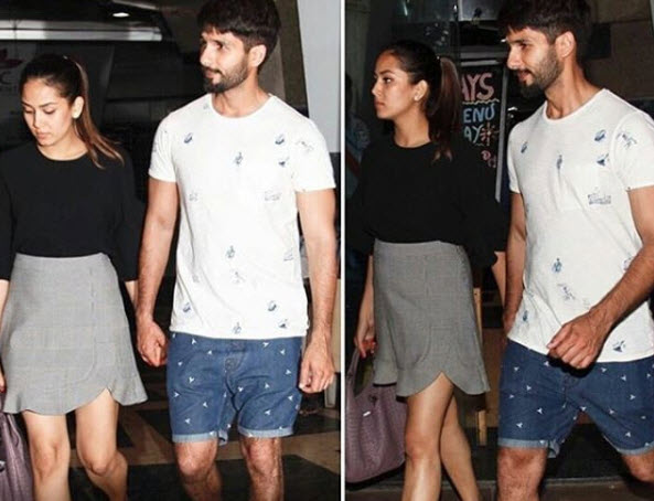 Shahid Kapoor and Mira Rajput