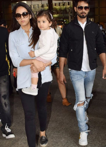 Shahid Kapoor and Mira Rajput