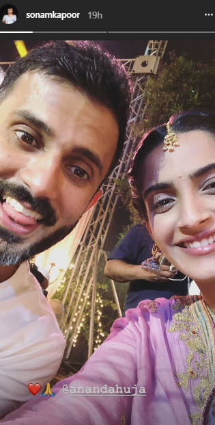 Sonam Kapoor and Anand Ahuja