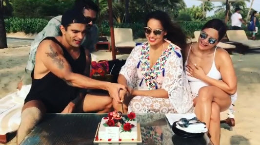 Bipasha Basu Singh Grover and Karan Singh Grover